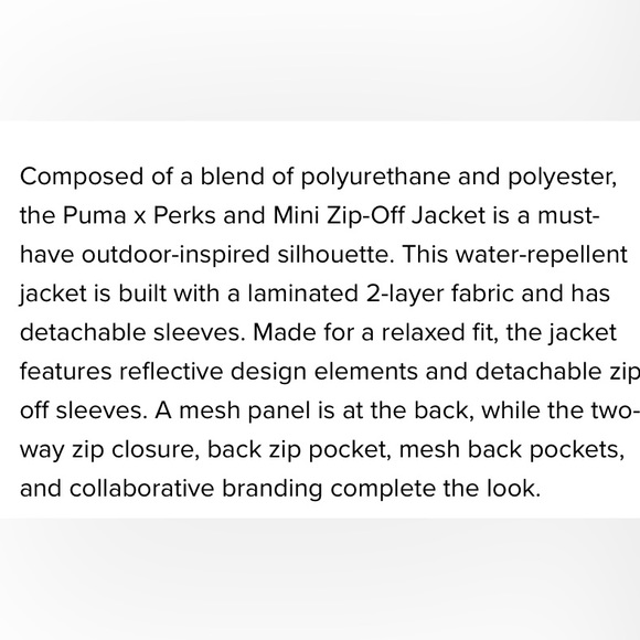 PUMA X Perks And Mini collaboration jacket - Picture 9 of 9
